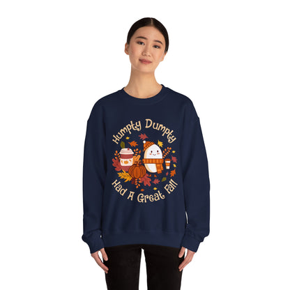 Humpty Dumpty Had A Great Fall Sweatshirt Funny Fall Sweater Cute Autumn Sweatshirt Teacher Fall Season Sweat Trendy Thanksgiving Crewneck