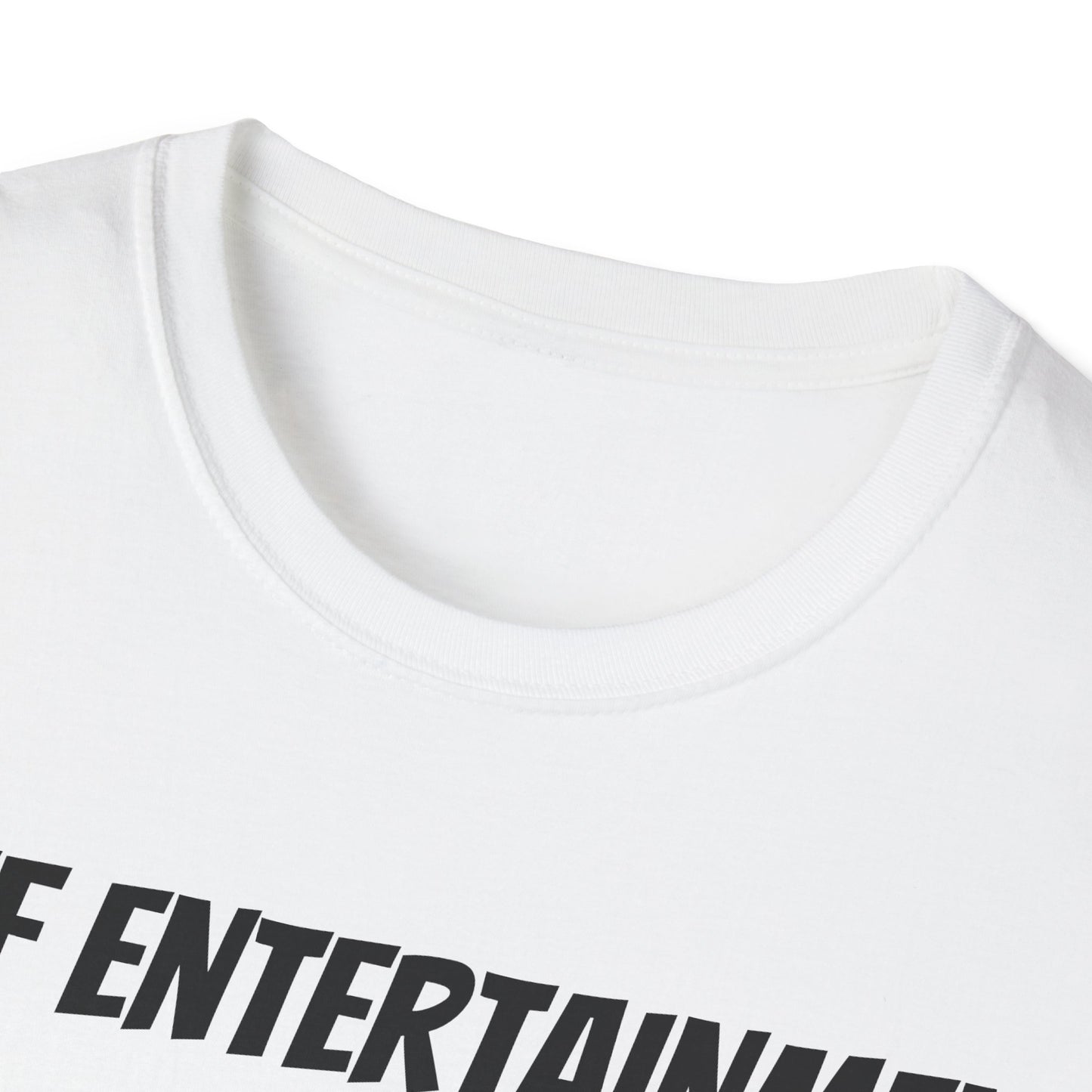 Funny Dad's Mens Softstyle T-shirt, "Chief Entertainment Officer", Father's Day Gift, Humorous Unique Novelty Apparel Present