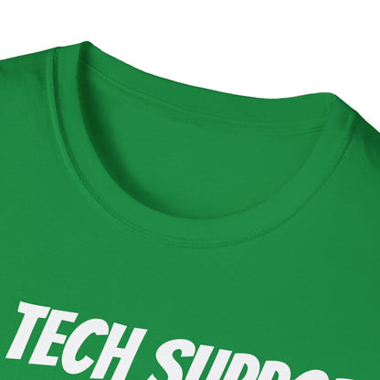 Funny Dad's Mens Softstyle T-shirt, "Mr. Tech Support", Father's Day Gift, Tee for Him, Adult Humorous Unique Novelty Present