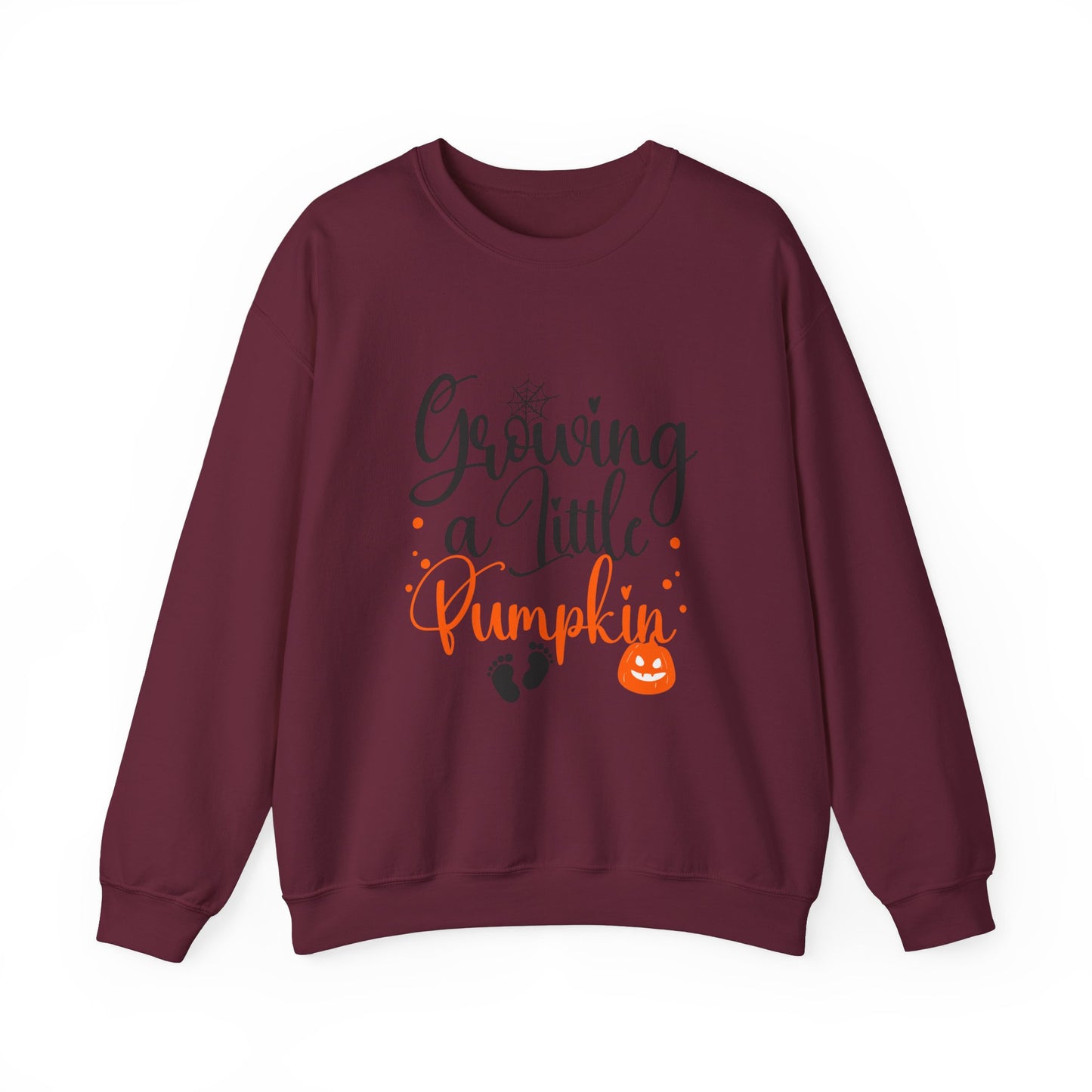 Growing a Little Pumpkin Sweatshirt Maternity Halloween Sweater Fall Pregnancy Reveal Sweater Cute Mom to Be Halloween Outfit Pregnancy Gift