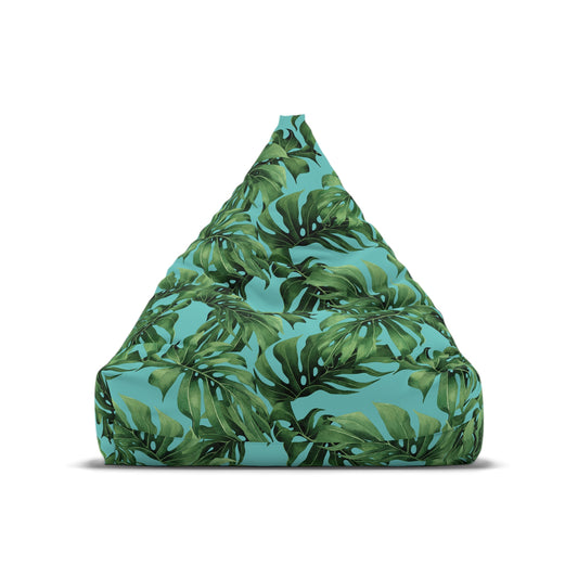 Tropical Leaves Bean Bag Chair Cover Nature Home Decor Plant Mom Aesthetic Gift New Holiday Home Gift Botanical Outdoor Patio Porch Beanbag