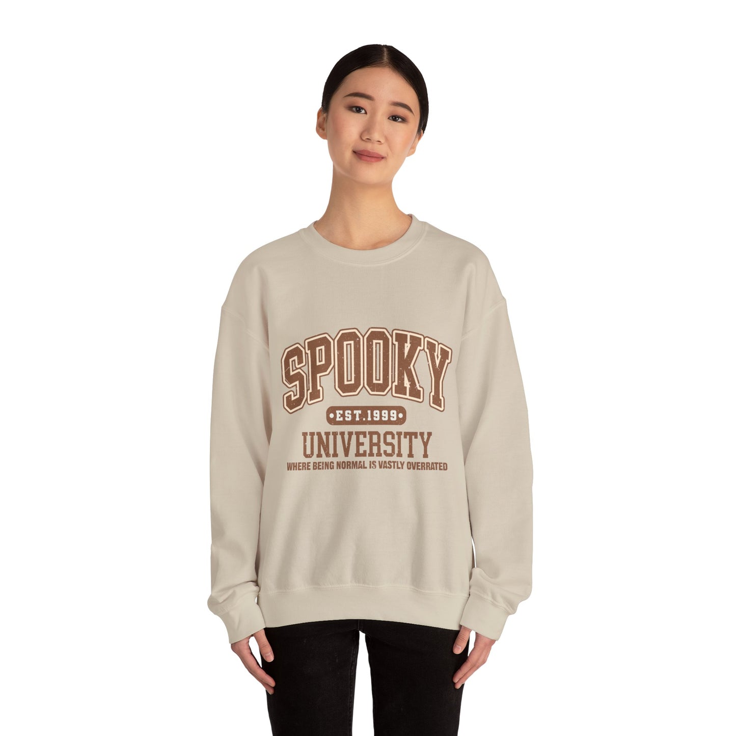 Spooky University Sweatshirt 90s Funny Halloween Sweater Retro Vintage Halloween Fall Apparel Spooky Season Sweat Trendy Spooky Crewneck