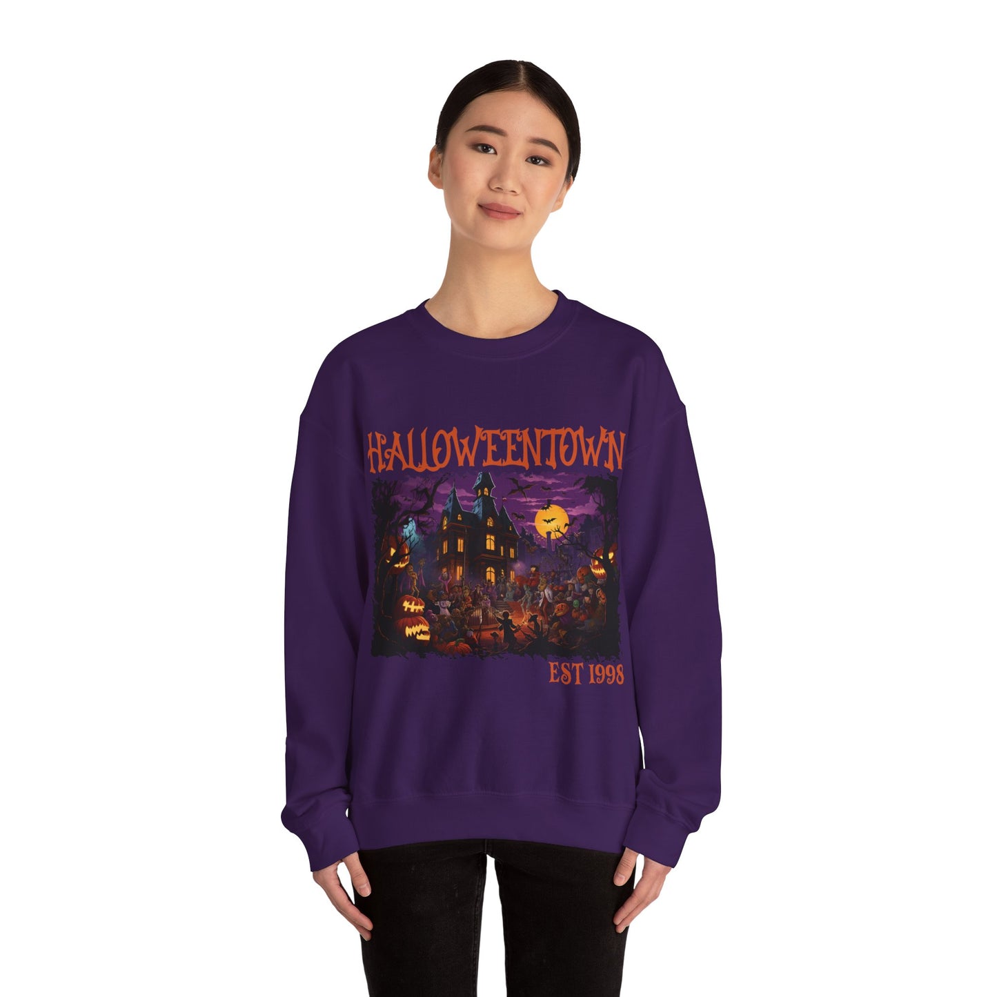 Halloweentown Est 1998 Sweatshirt Halloweentown University Retro Halloweentown Sweater Fall Sweatshirt Vintage Halloween Party Sweatshirt