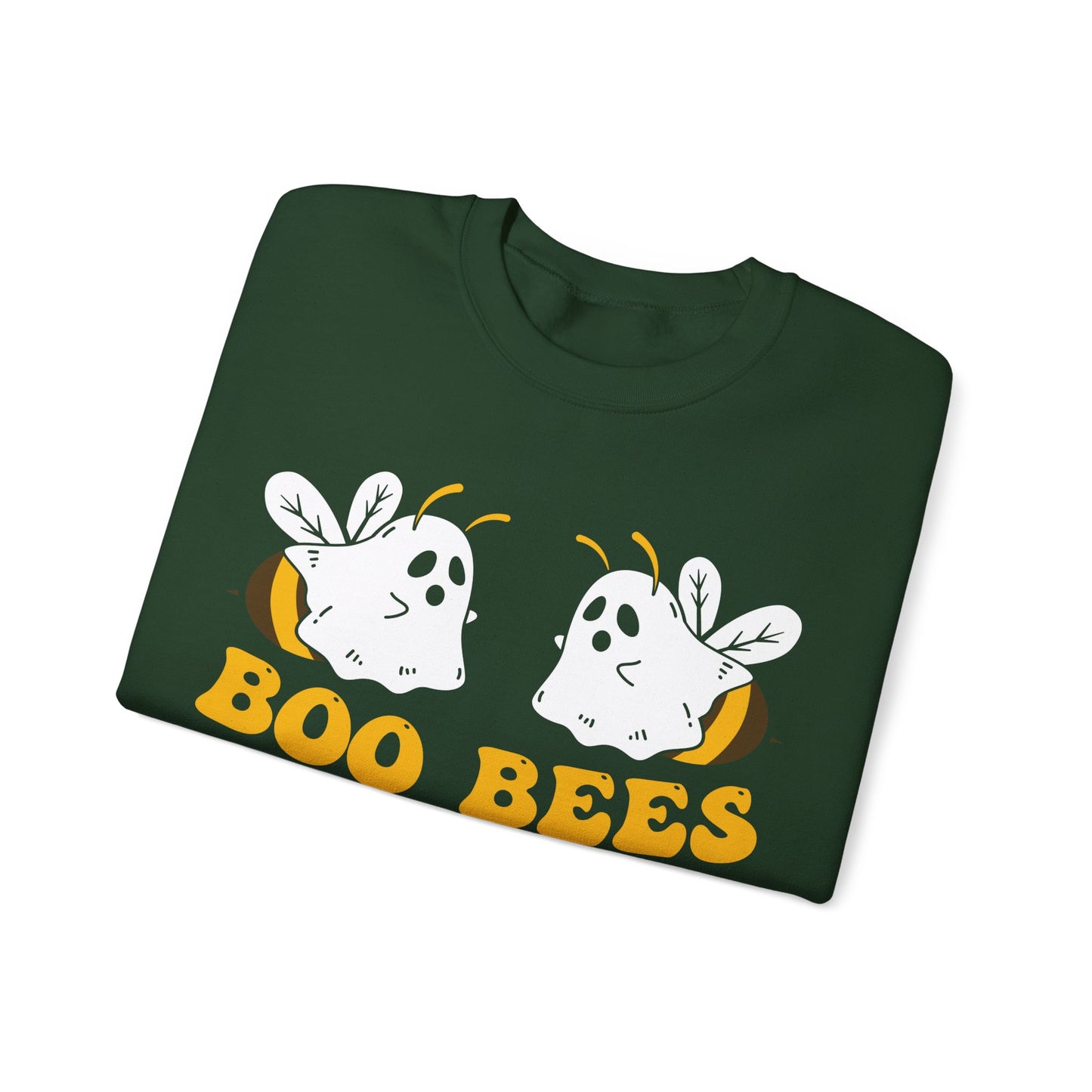 Boo Bees Sweatshirt Funny Halloween Sweater Cute Spooky Season Sweatshirt Crewneck Boobees Halloween Costume Apparel Ghost Unique Women Gift