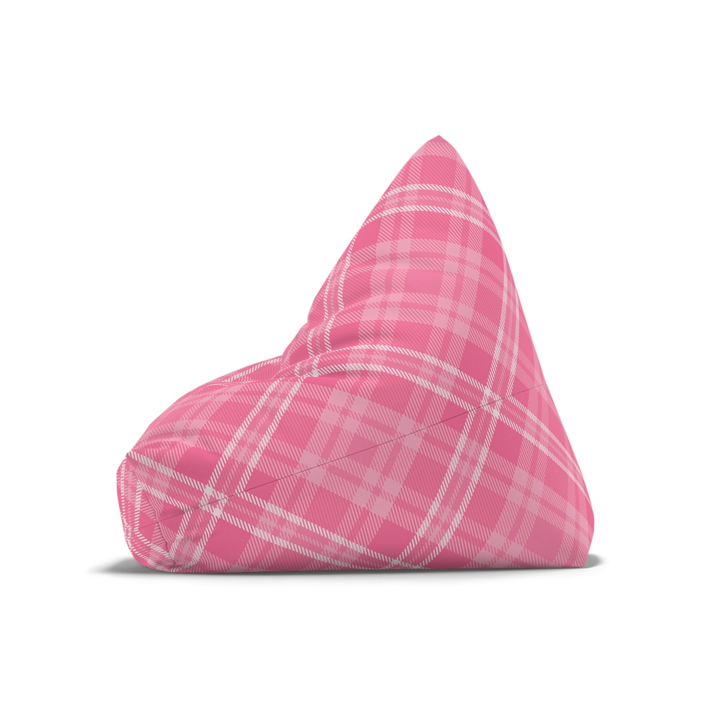 Tartan Bean Bag Chair Cover Pink Aesthetic Home Decor Scottish Cross-checkered Beanbag Teens Dorm Bedroom Living Room Games Room Patio Gift