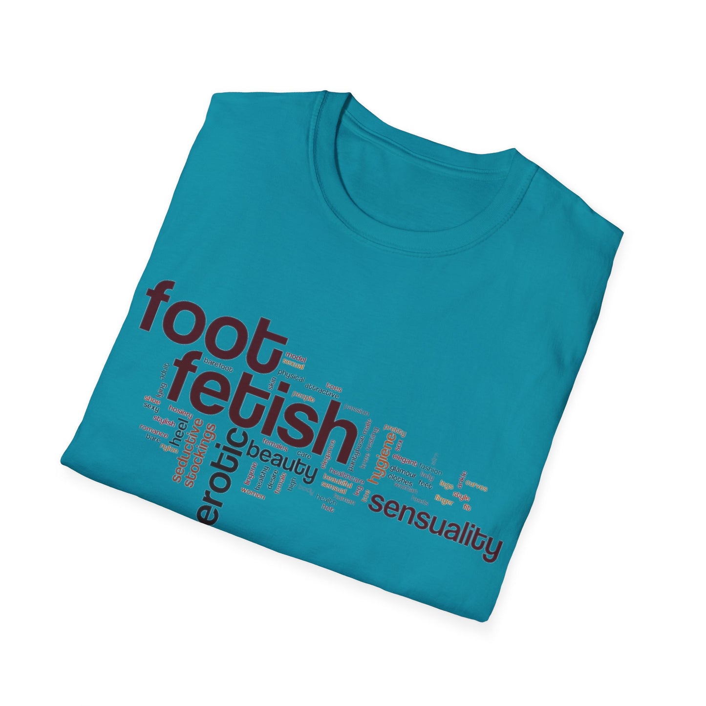 Unisex Foot Fetish Word Cloud T-Shirt, Podophilia t shirt, Erotic Foot Licker, Feet Worship Gift,Naughty Kinky Foot Lover Tee