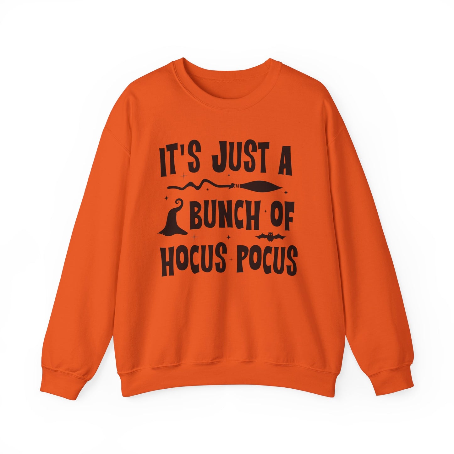 It's Just a Bunch of Hocus Pocus Sweatshirt Halloween Party Sweater Hocus Pocus Sanderson Sisters Sweatshirt Halloween Witches Party Outfit