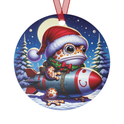 Missile Toad Funny Christmas Ornament Funny Viral Meme Mistletoe Missiletoad Pun Gag Christmas Decor Stocking Stuffer White Elephant Gift