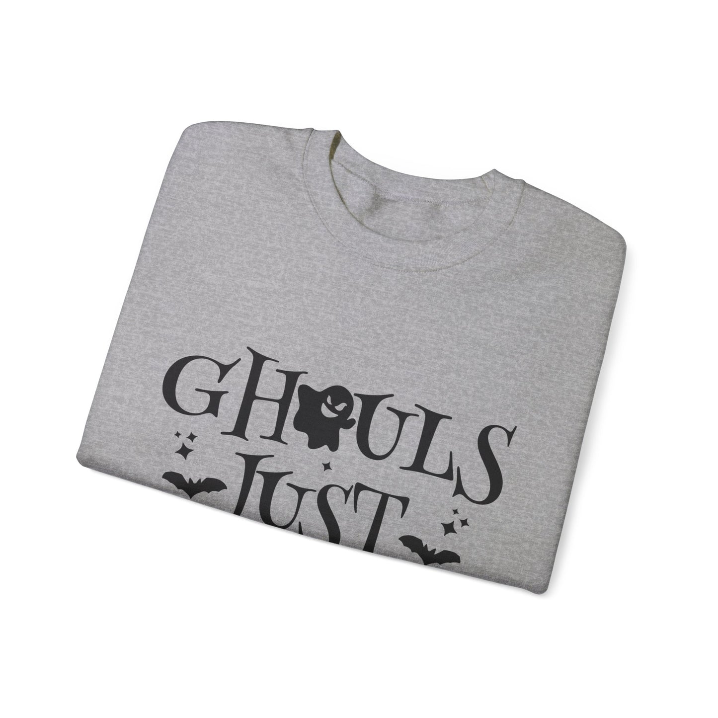 Ghouls Just Wanna Have Fun Halloween Sweatshirt Retro Fall Sweater Spooky Ghost Halloween Apparel Cute Unique Novelty Women Bridemaids Gift