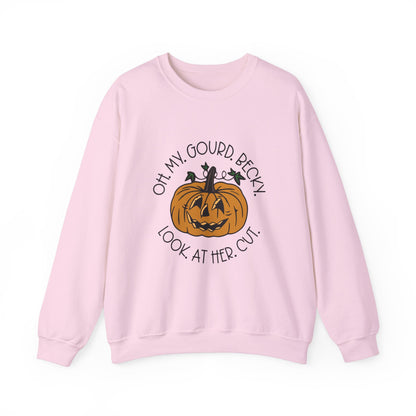 Oh My Gourd Becky Sweatshirt Funny Fall Sweater Friendsgiving Sweatshirt Cute Thanksgiving Sweater Autumn Aesthetic Apparel Fall Pun Sweater