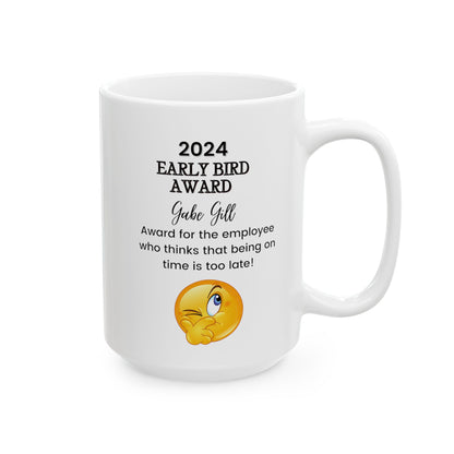 Funny Office Awards Work Party Mug Customized Employee Mug Personalized 2024 Awards Mug Year End Company Gift Group Christmas Employee Mug 6