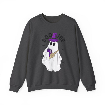 Halloween Ghost Sweatshirt Boo Jee Sweater Boo Sweatshirt Cute Ghost Sweat Spooky Season Halloween Apparel Spooky Vibes Crewneck Women Gift