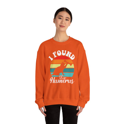 I Found This Humerous Sweatshirt Funny Retro Halloween Sweater Funny Cat Halloween Sweatshirt Bone Joke Crewneck Spooky Fall Season Apparel