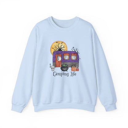 Halloween Camping Sweatshirt Camping Life Halloween Sweater Halloween Campground Sweat Spooky Camping Crewneck Spooky Season Camp Life Gift