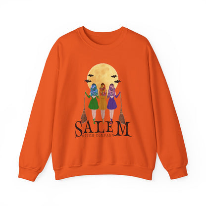 Salem Witch Company Sweatshirt Salem Sweater Vintage Witch Sweatshirt Witchy Sweat Halloween Sweatshirt Retro Salem Massachusetts Halloween