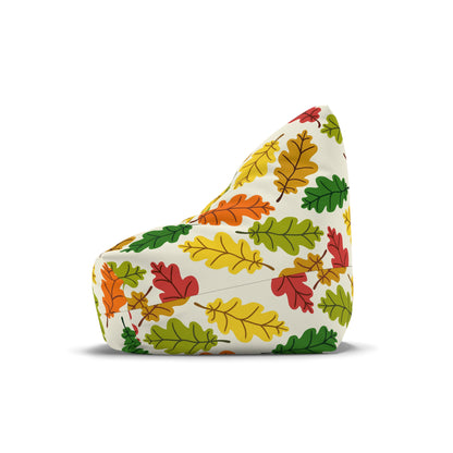 Funky Hippie Groovy Autumn Leaves Bean Bag Chair Cover Retro Home Decor Aesthetic Gift Teens Bedroom Living Room Furniture Gaming Beanbag