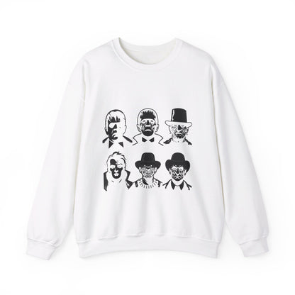 Horror Movie Characters Sweatshirt Horror Movie Addict Sweater Scary Movie Characters Sweatshirt Halloween Sweater Horror Movie Club Gift