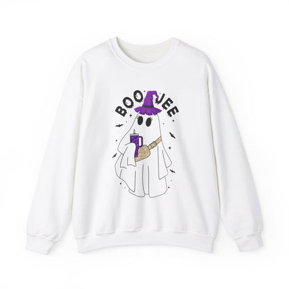 Halloween Ghost Sweatshirt Boo Jee Sweater Boo Sweatshirt Cute Ghost Sweat Spooky Season Halloween Apparel Spooky Vibes Crewneck Women Gift