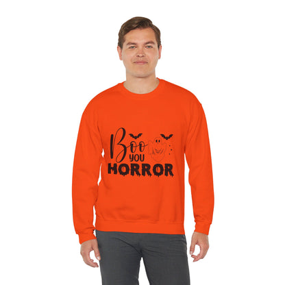 Boo You Horror Sweatshirt Funny Halloween Sweater Spooky Season Sweatshirt Horror Movie Halloween Outfit Funny Ghost Pullover Crewneck Sweat