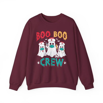 Boo Boo Crew Sweatshirt Halloween Nurse Sweater Funny Halloween Sweatshirt Boo Nurse Sweater Ghost Nurses Spooky Season Cute Nurse Gift