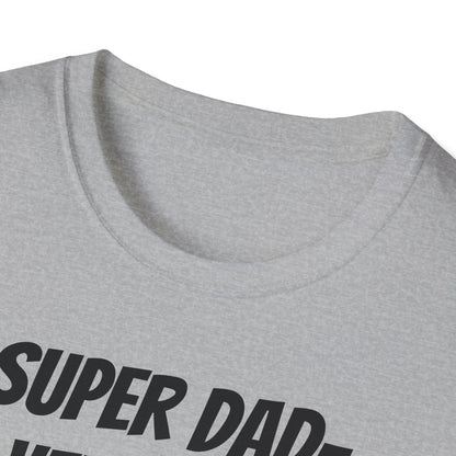 Funny Dad's Mens Softstyle T-shirt, "Super Dad-venturer", Father's Day Gift, Adult Humorous Unique Novelty Apparel Present