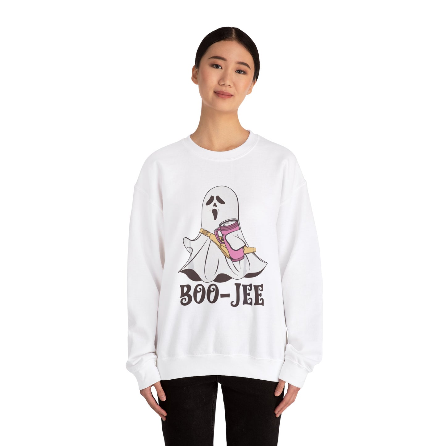 Boo-Jee Sweatshirt Funny Halloween Sweater Boojee Ghost Sweatshirt BooJee Halloween Crewneck Spooky Season Halloween Gift Spooky Vibes Sweat