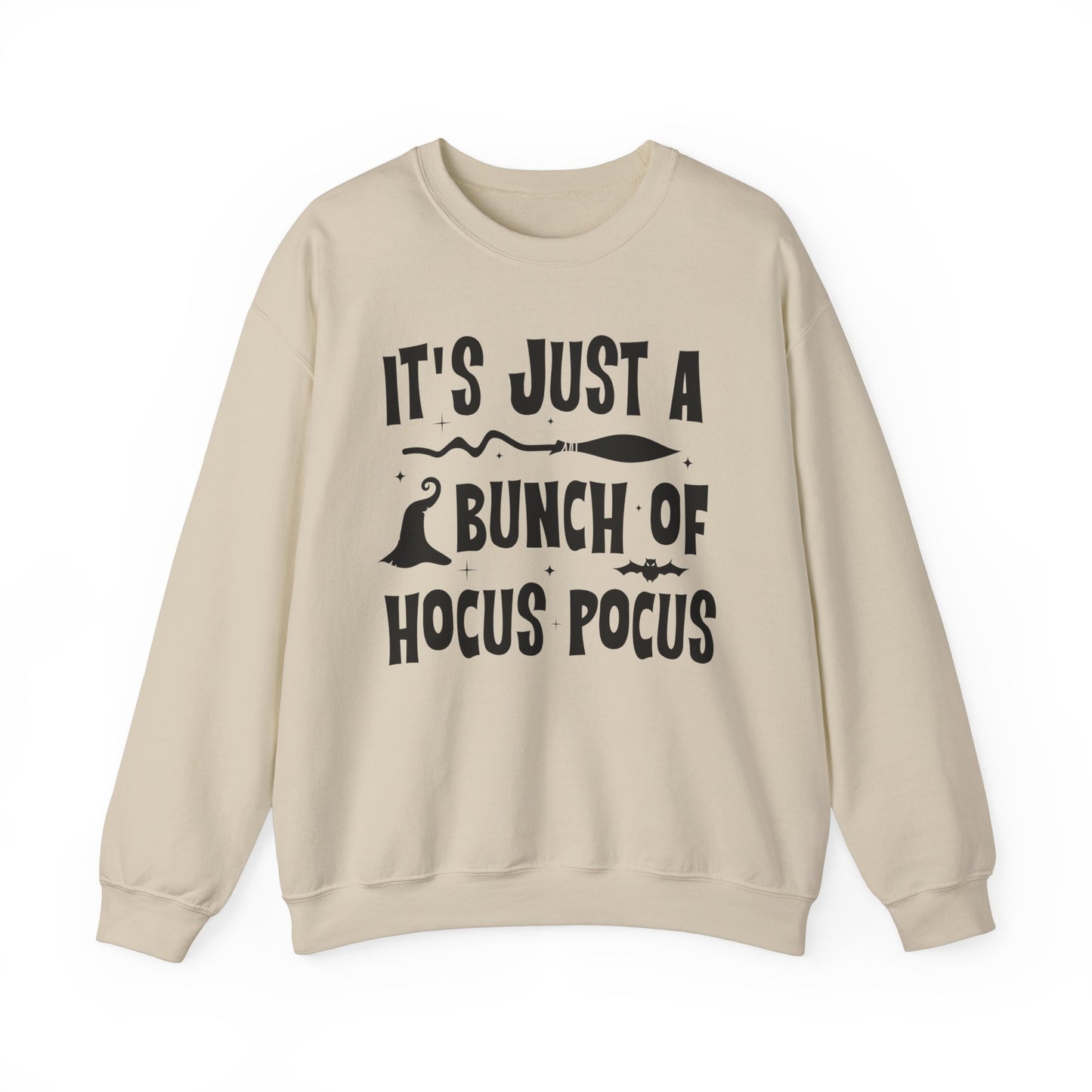 It's Just a Bunch of Hocus Pocus Sweatshirt Halloween Party Sweater Hocus Pocus Sanderson Sisters Sweatshirt Halloween Witches Party Outfit