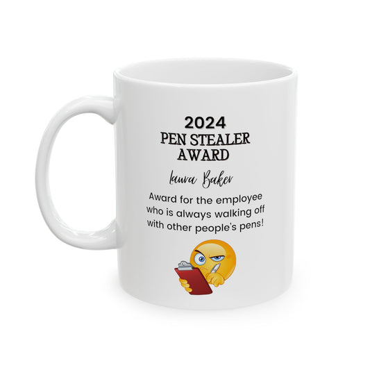 Funny Office Awards Work Party Mug Customized Employee Mug Personalized 2024 Awards Mug Year End Company Gift Group Christmas Employee Mug 7