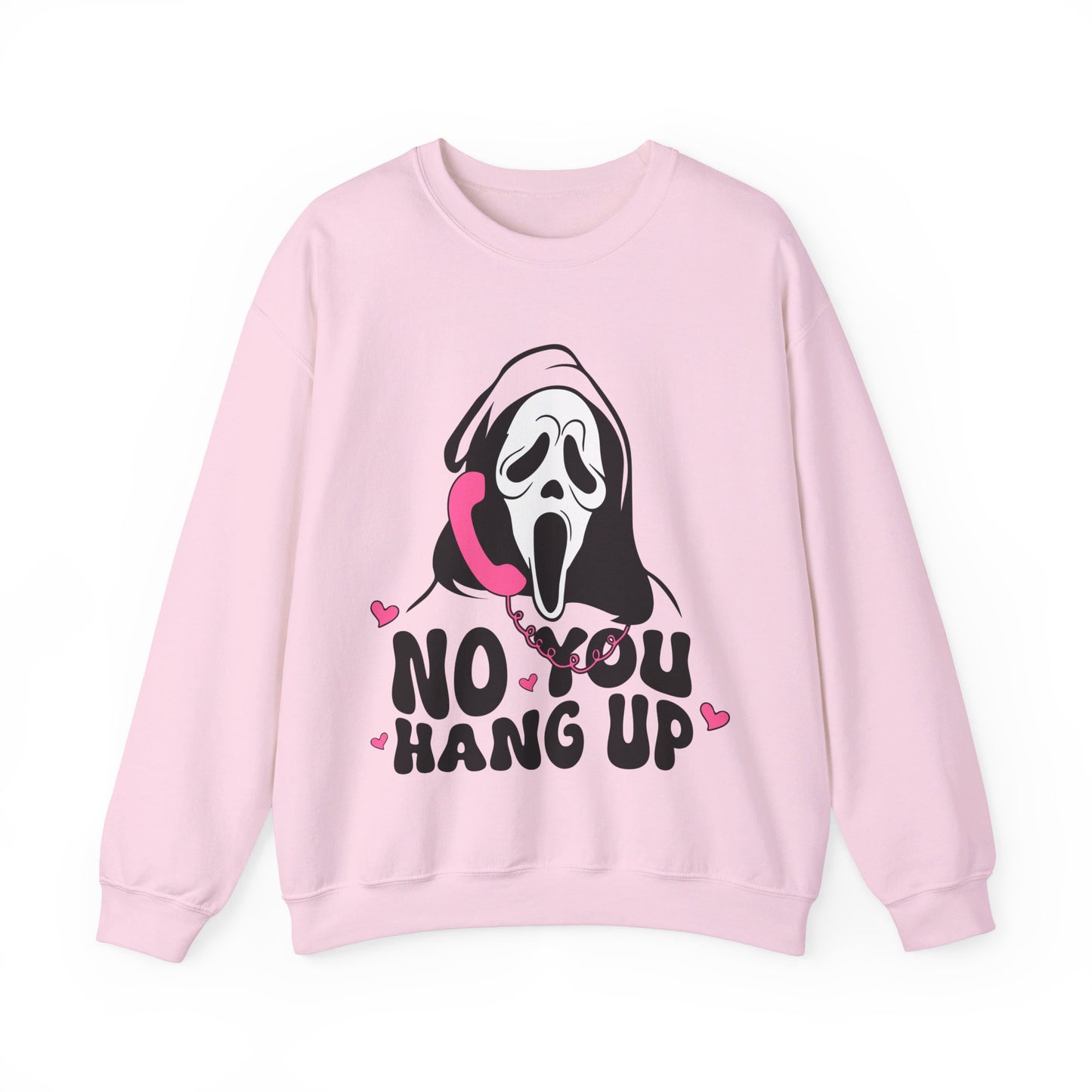 No You Hang Up Sweatshirt Funny Ghostface Sweater Gho-st Calling Halloween Sweatshirt Horror Movie Sweatshirt Scream Halloween Outfit Gift