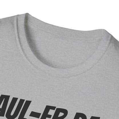 Funny Rugby Dad's Mens Softstyle T-shirt, "Maul-er Dad", Father's Day Gift, Humorous Unique Novelty Apparel Tee Present