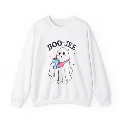 Halloween Boo-Jee Sweatshirt Boujee Ghost Sweater Cute Ghost Halloween Sweatshirt Boo-Jee Funny Halloween Spooky Season Pullover Sweater