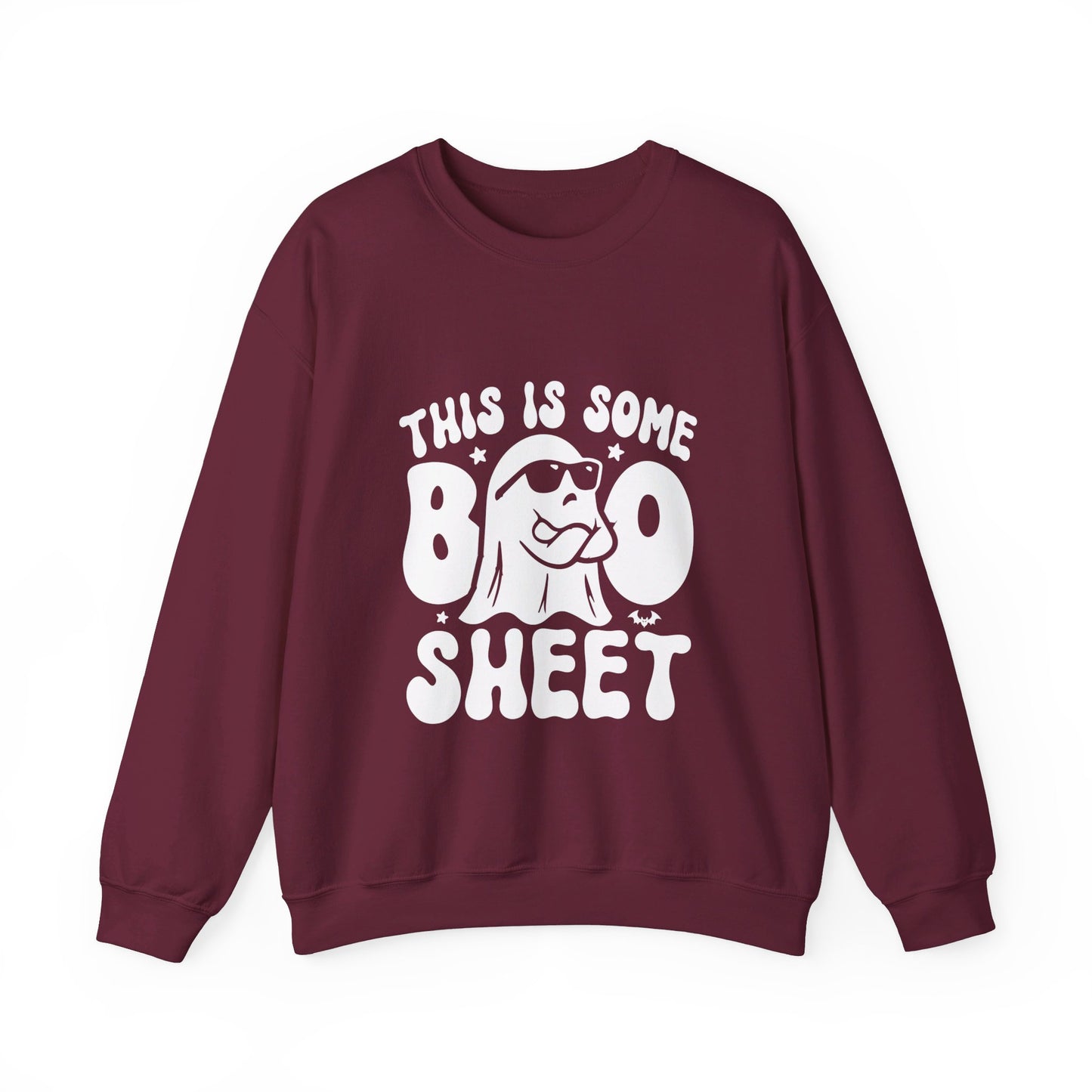 Spooky Halloween Sweatshirt This is Some Boo Sheet Sweater Funny Halloween Ghost Sweatshirt Funny Boo Sheet Sweater Spooky Season Sweatshirt