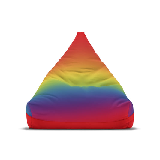 Rainbow Bean Bag Chair Cover LGBTQ Gay Lesbian Pride Decor Aesthetic Home Office Gift LGBT Gift Teens Gaming Dorm Chair Pride Colors Chair