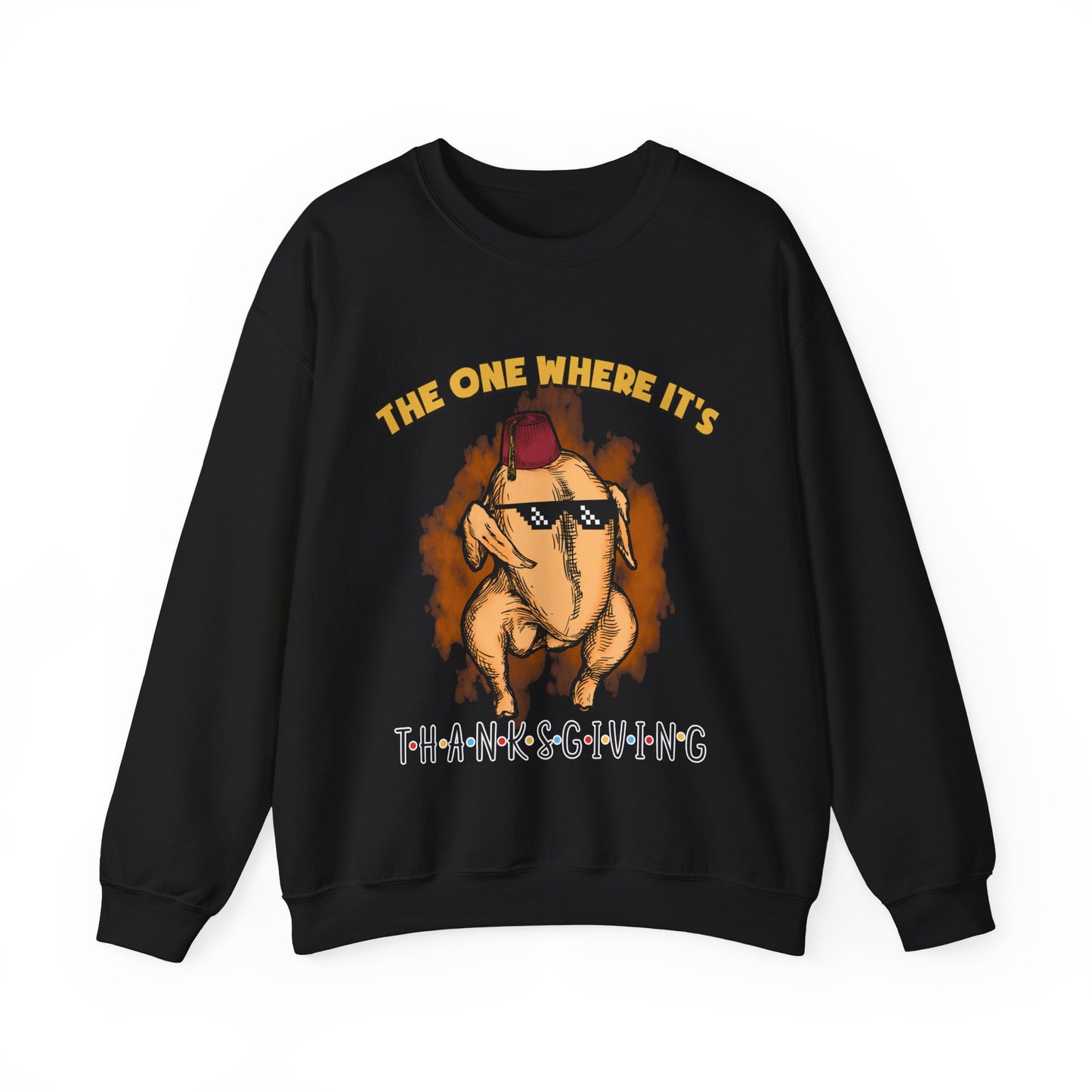 The One Where It's Thanksgiving Sweatshirt Funny Thanksgiving Friends Turkey Sweat Friends Turkey Thanksgiving Sweater Friendsgiving Gift