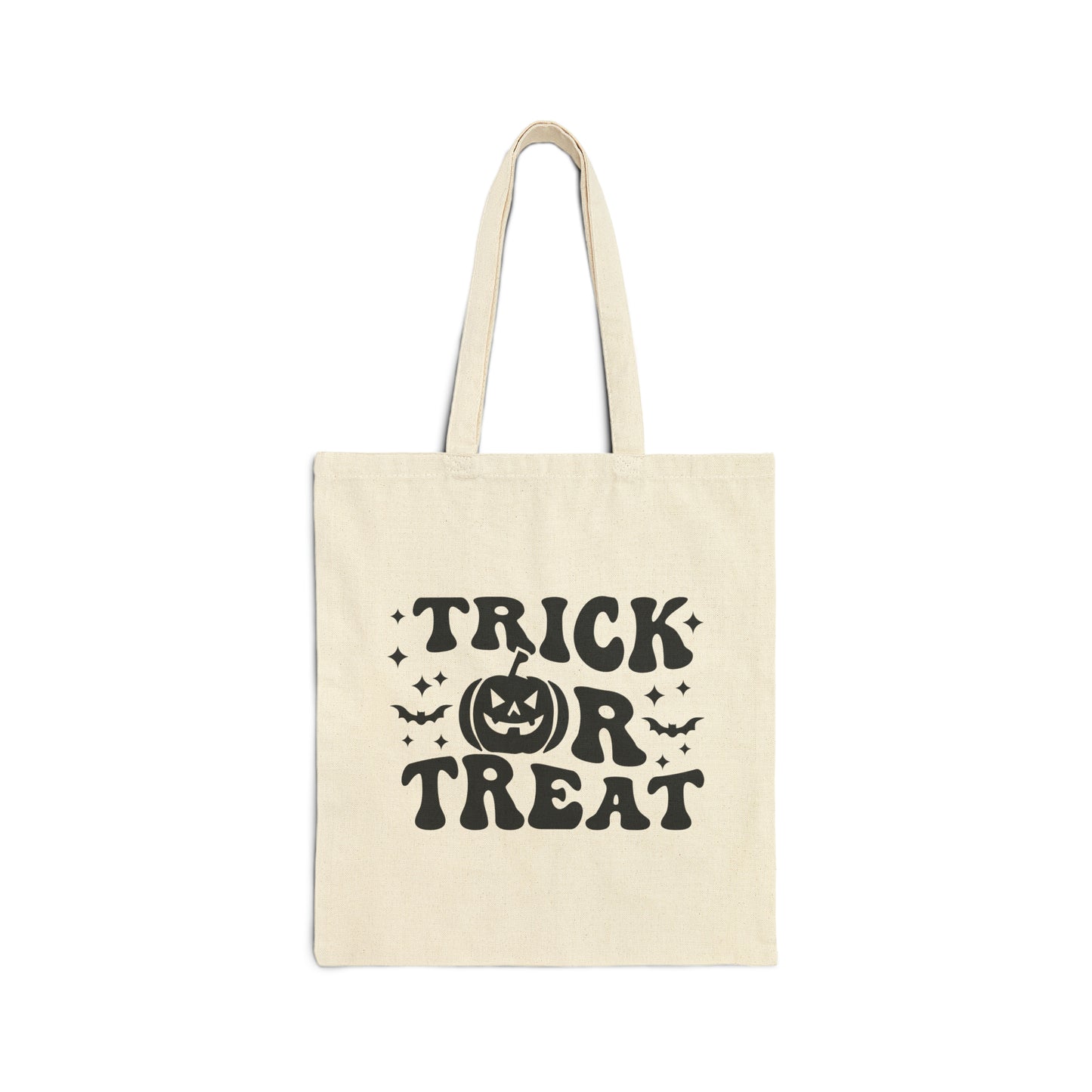 Halloween Trick or Treat Tote Bag Halloween Bag Trick-or-Treat Canvas Bag Halloween Candy Bag Happy Halloween Treat Bag Fun Pumpkin Kids Bag