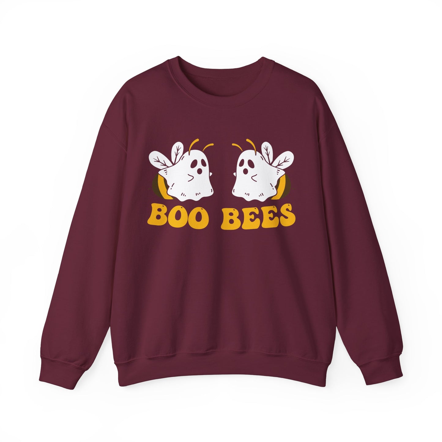 Boo Bees Sweatshirt Funny Halloween Sweater Cute Spooky Season Sweatshirt Crewneck Boobees Halloween Costume Apparel Ghost Unique Women Gift