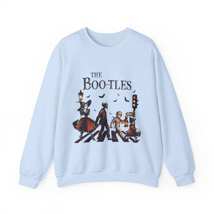 The Boo-tles Sweatshirt Funny Halloween Sweater Spooky Season Pullover Vampire Witch Monsters Sweater Boo Music Sweatshirt Retro Halloween