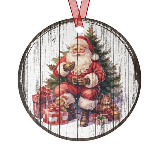 Christmas Santa Ornaments 1950s Vintage Santa Claus Ornament 1960s Vintage Xmas Tree Decoration 1970s Vintage Heirloom Keepsake Gift Holiday