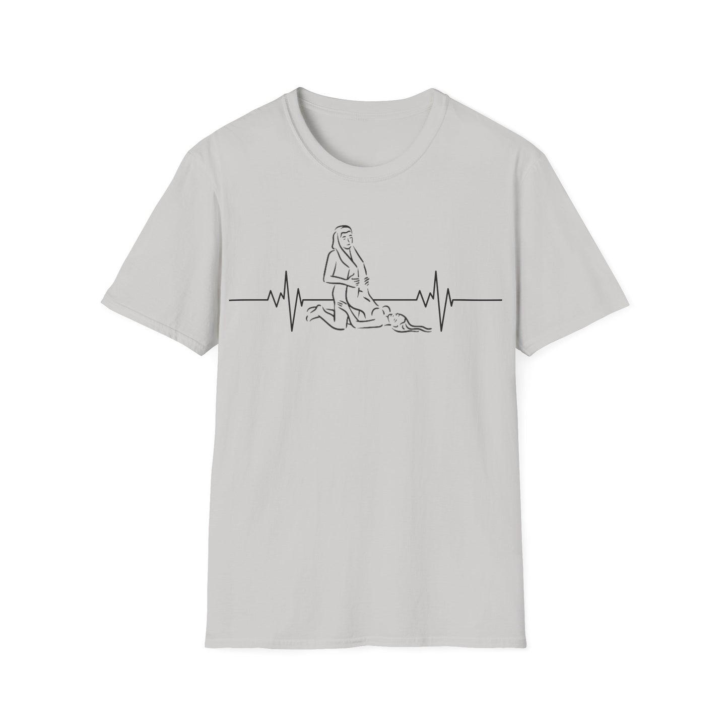 Unisex Heartbeat Kama Sutra T Shirt, Favorite Sexual Pose No.28,Erotic Sexual Desire Couples Gift,Naughty Kinky Adult T-shirt