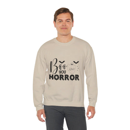 Boo You Horror Sweatshirt Funny Halloween Sweater Spooky Season Sweatshirt Horror Movie Halloween Outfit Funny Ghost Pullover Crewneck Sweat