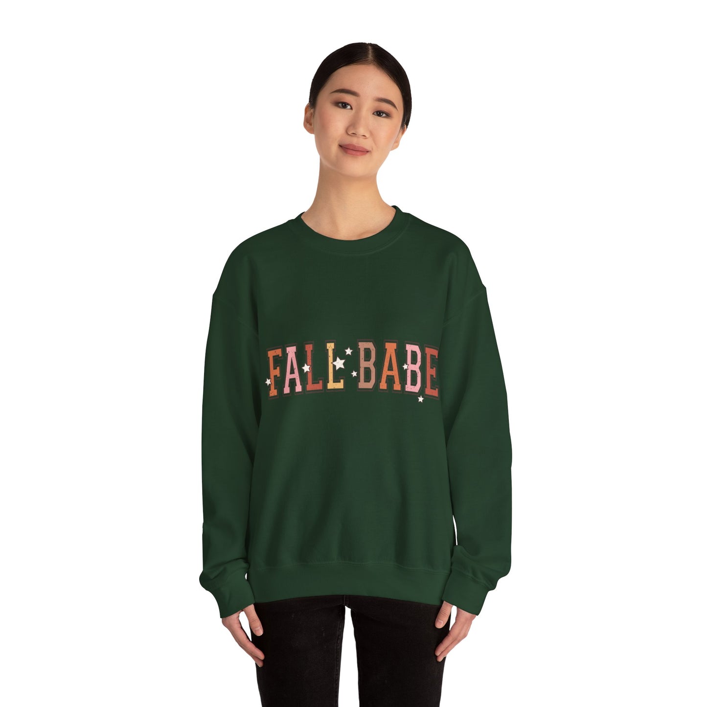 Fall Babe Sweatshirt Trendy Fall Vibes Sweater Retro Fall Autumn Sweatshirt Fall Vibes Retro Thanksgiving Sweatshirt Cute Fall Season Gift