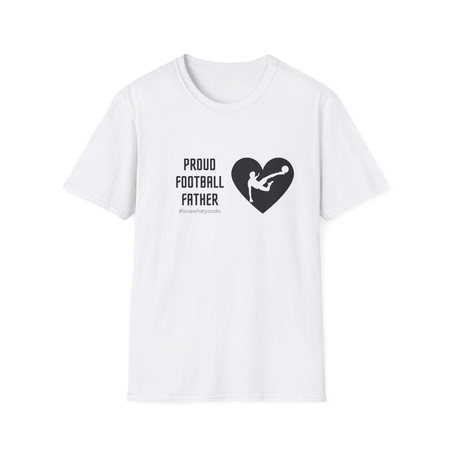 Dad's Profession T-shirt, "Proud Football Father",Father's Day Gift,Unique Men's Apparel,Novelty Love Appreciation Tee