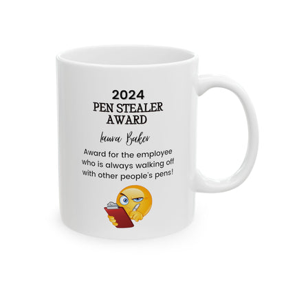 Funny Office Awards Work Party Mug Customized Employee Mug Personalized 2024 Awards Mug Year End Company Gift Group Christmas Employee Mug 7