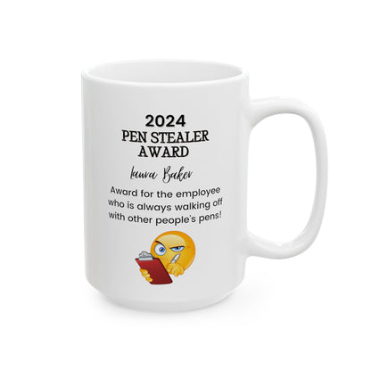 Funny Office Awards Work Party Mug Customized Employee Mug Personalized 2024 Awards Mug Year End Company Gift Group Christmas Employee Mug 7