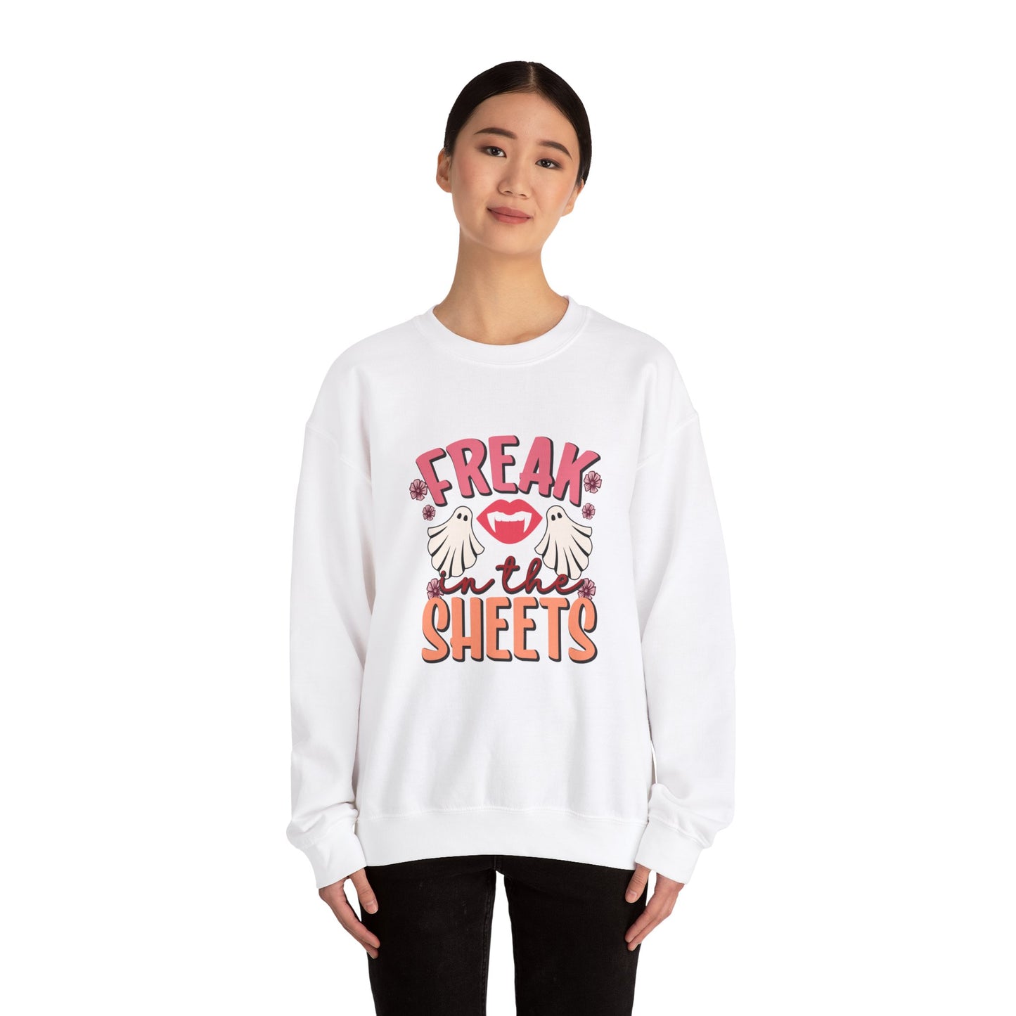 Freak in the Sheets Sweatshirt Funny Halloween Sweater Retro Halloween Sweatshirt Vintage Halloween Sweater Spooky Season Halloween Outfit