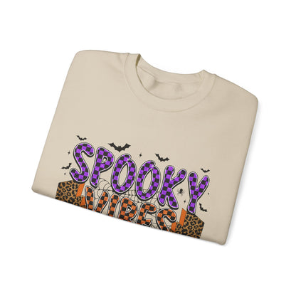 Spooky Vibes Sweatshirt Retro Halloween Sweater Halloween Vintage Sweatshirt Spooky Season Halloween Apparel Fall Crewneck Groovy Halloween