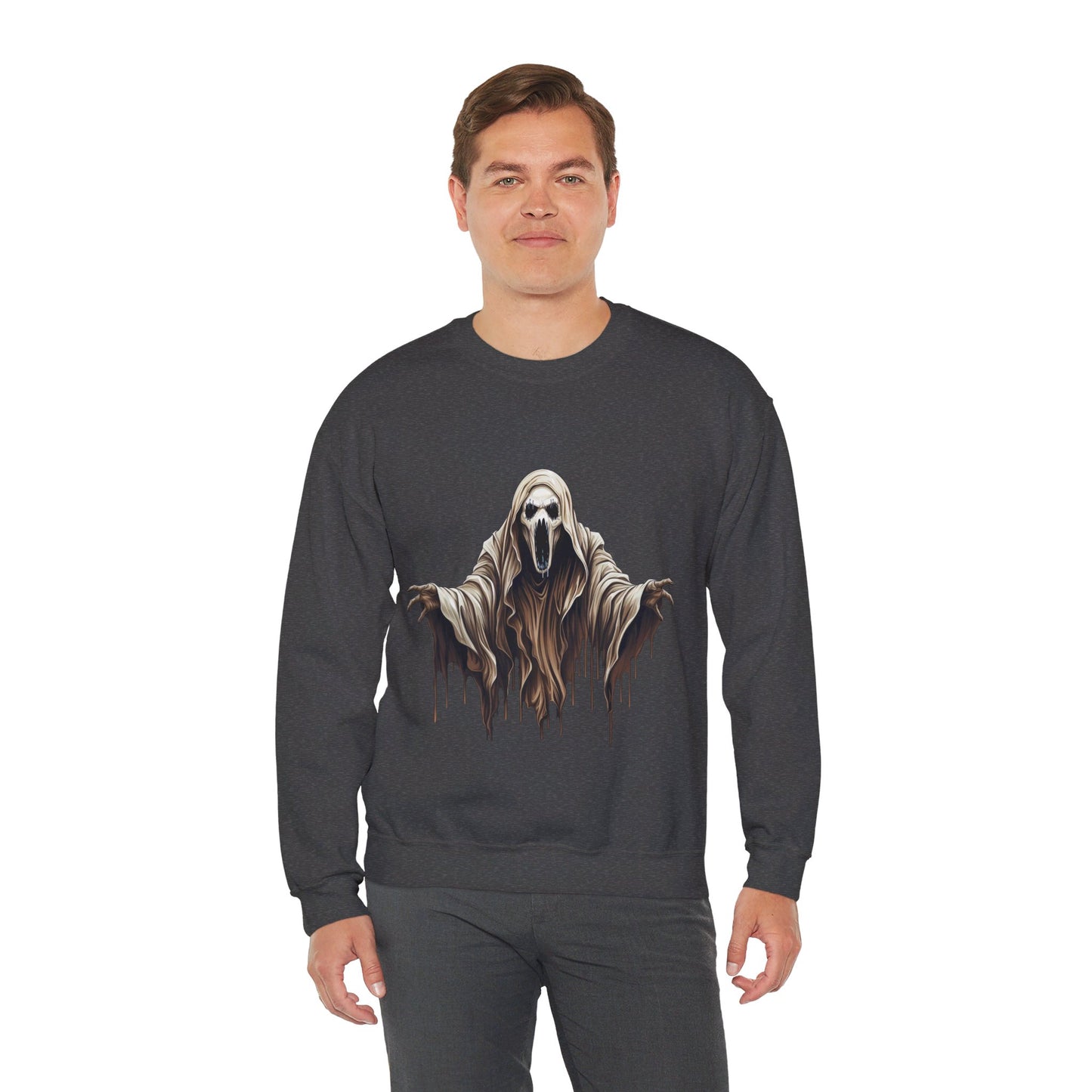 Scary Movie Club Sweatshirt Spooky Season Sweater Ghost Horror Movie Addict Sweatshirt Halloween Sweater Horror Movie Club Gift Ghostface