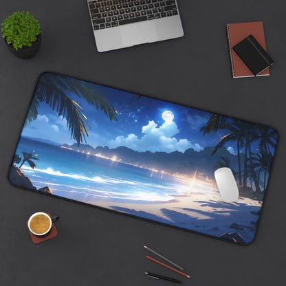 Anime Beach Desk Mat Lofi Office Desk Accessory Manga Lover Mouse Pad Japanese Desk Pad Large Gaming Mousepad XL Unique Gift Idea Anime Fan