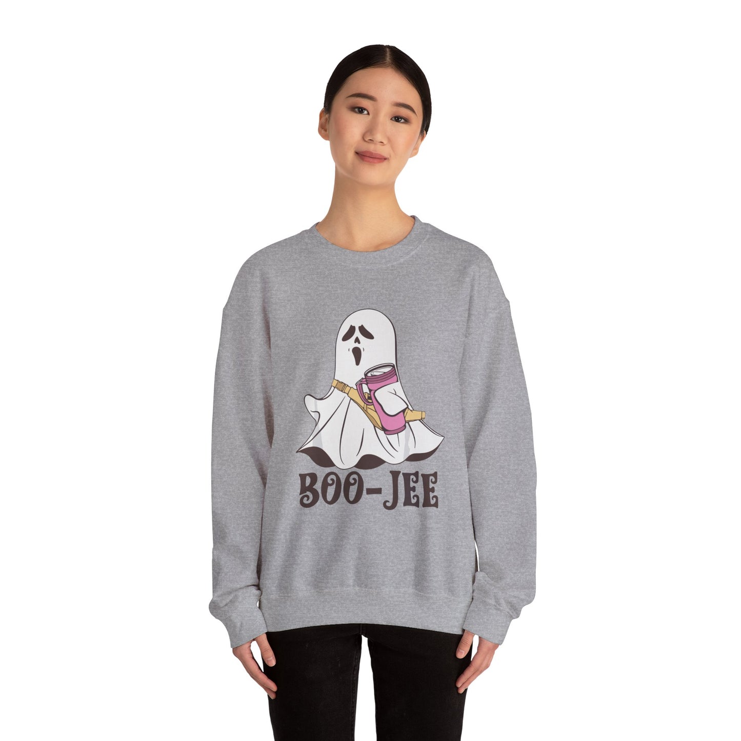 Boo-Jee Sweatshirt Funny Halloween Sweater Boojee Ghost Sweatshirt BooJee Halloween Crewneck Spooky Season Halloween Gift Spooky Vibes Sweat