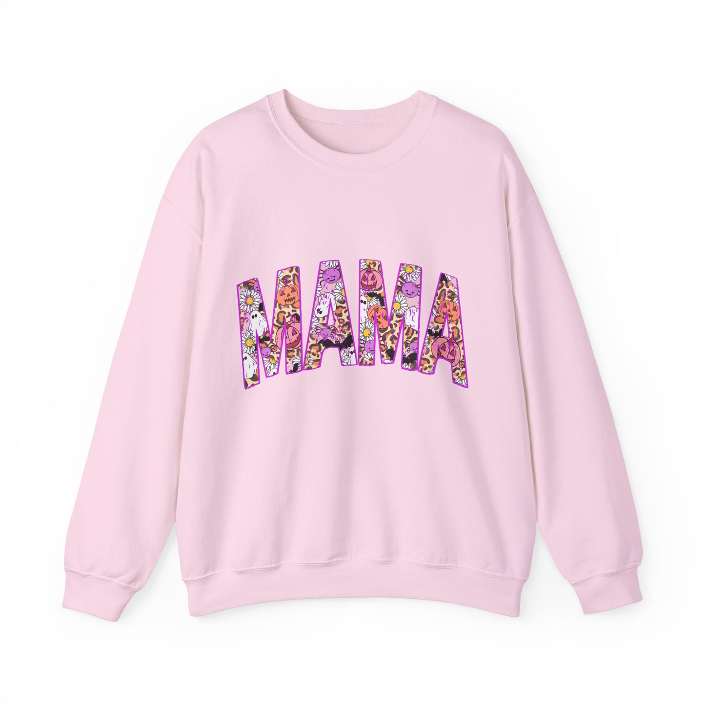 Retro Halloween Mama Sweatshirt Halloween Mom Sweater Cute Mama Ghost Crewneck Spooky Mama Sweat Groovy Hippie Mom Fall Mama Trendy Mother